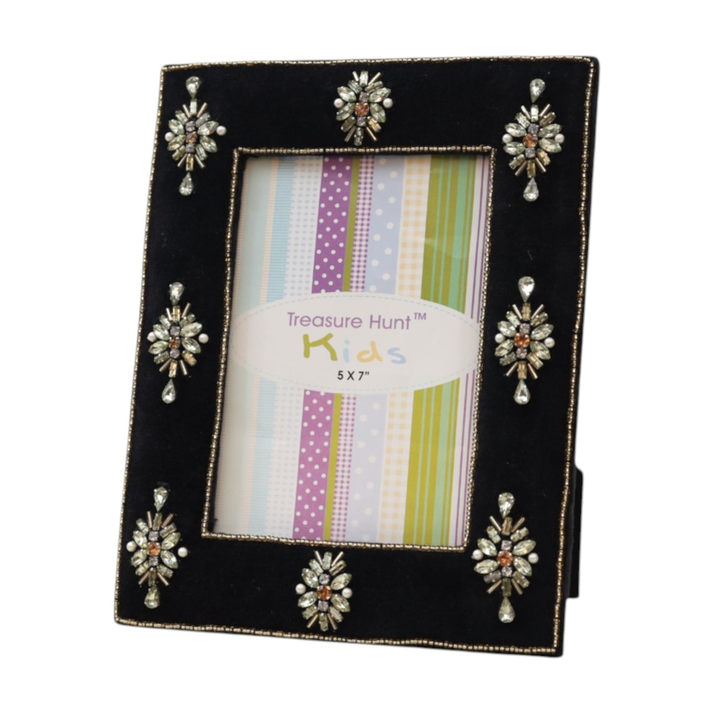 Embroidered Black Picture Frame 4*6 Inch