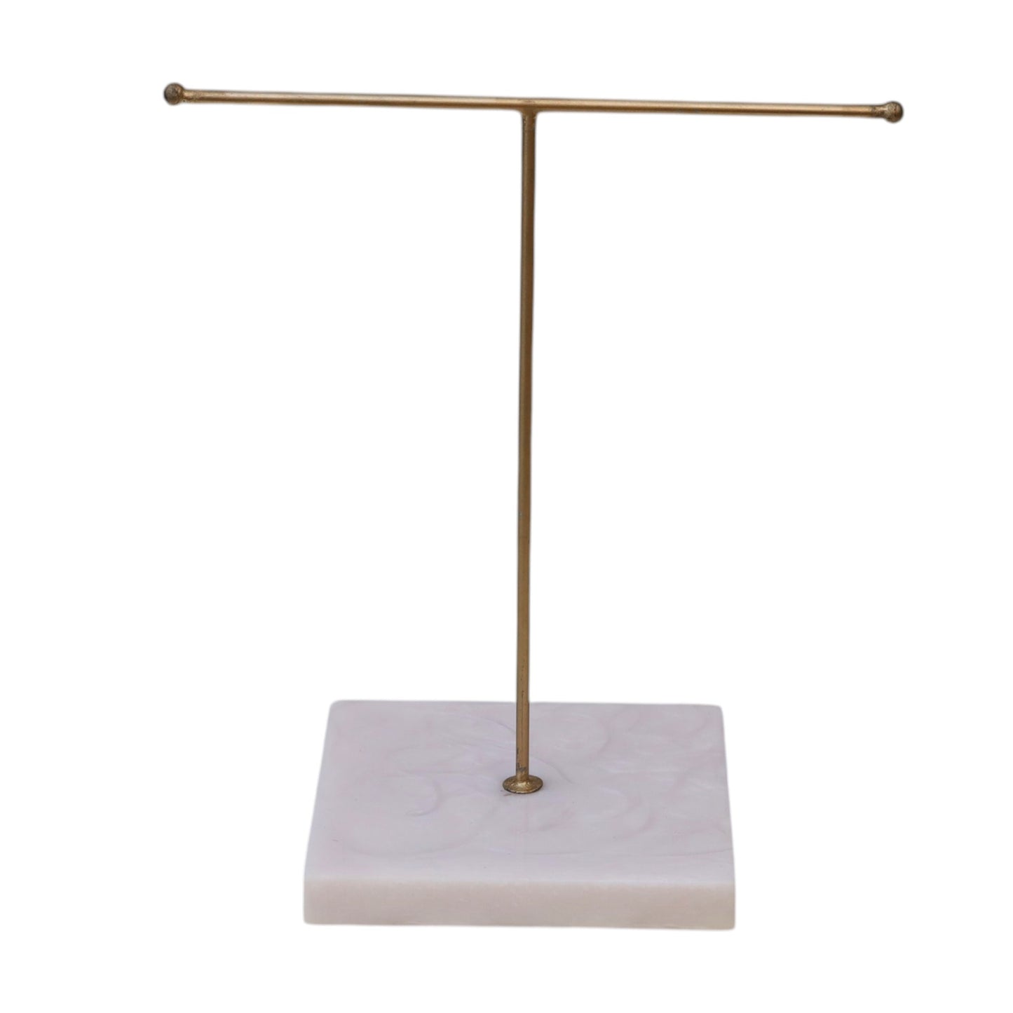 Single Metal T-Stand With Beige Resin Base