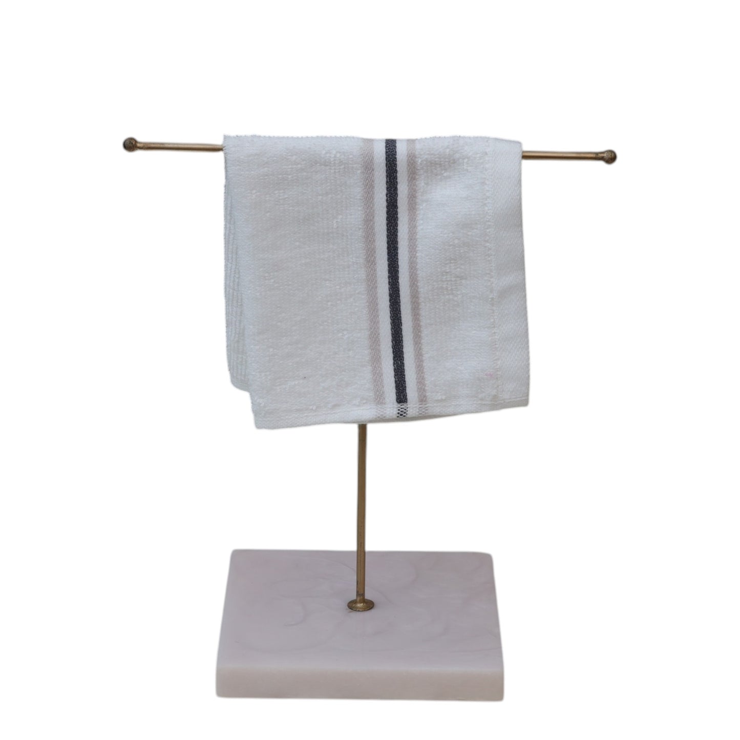 Single Metal T-Stand With Beige Resin Base