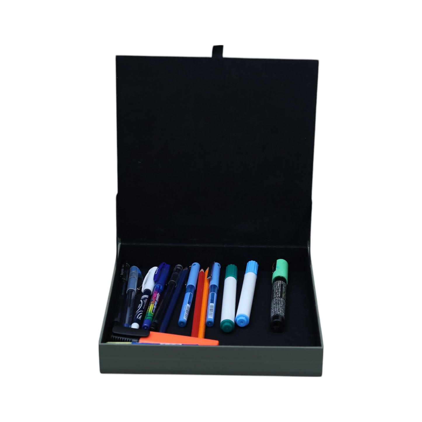 Premium Glass Stationery Organizer with Football Design