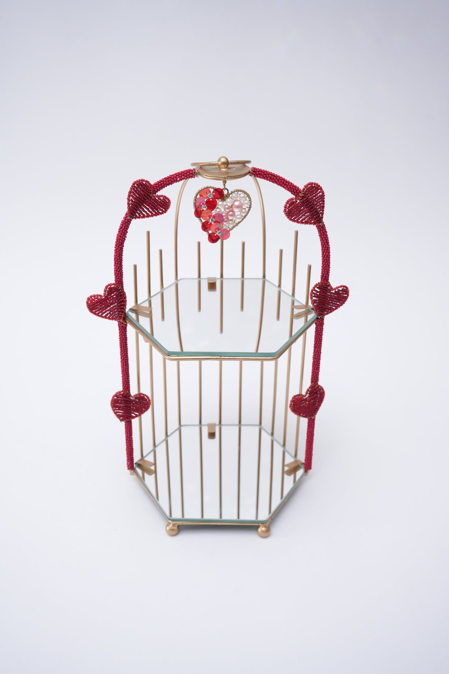 Makeup Organizer for Valentine's Day
