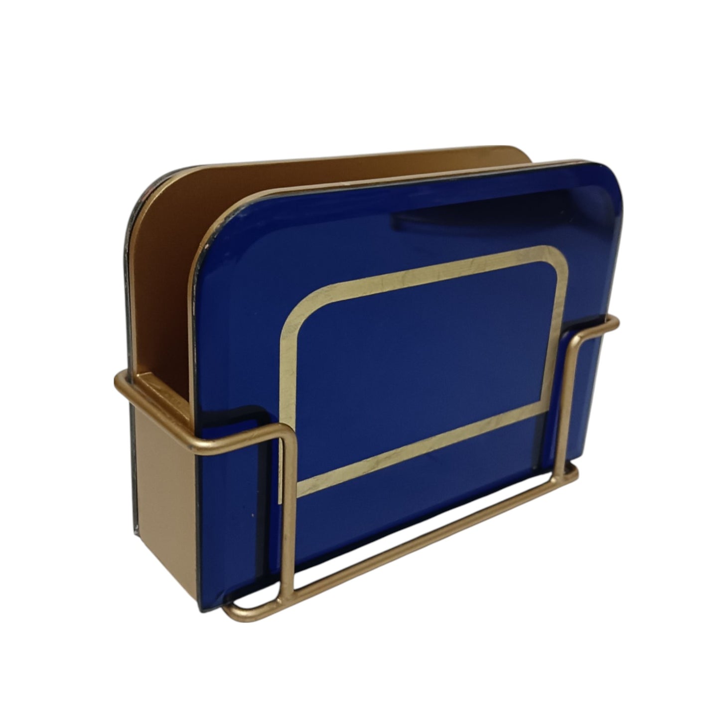 Designer Blue Tissue Holder