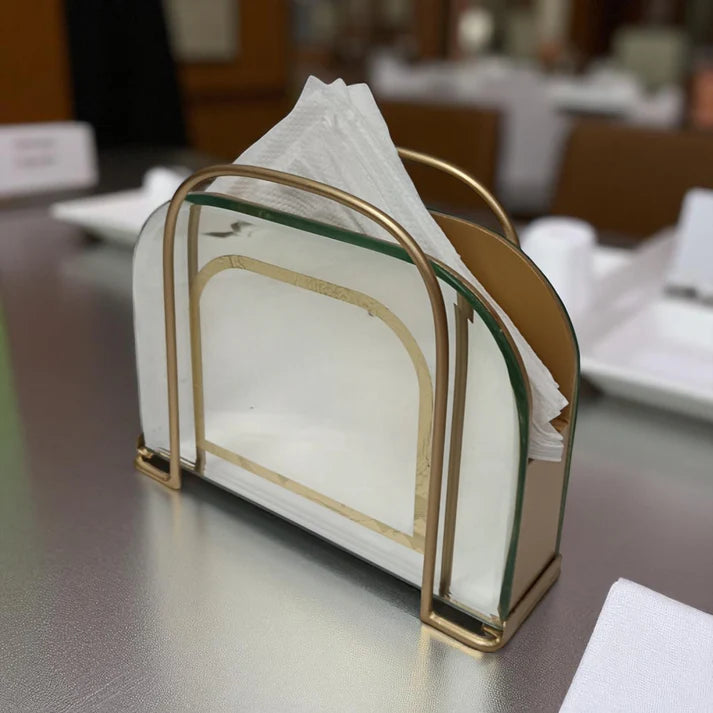 Designer Blue Tissue Holder