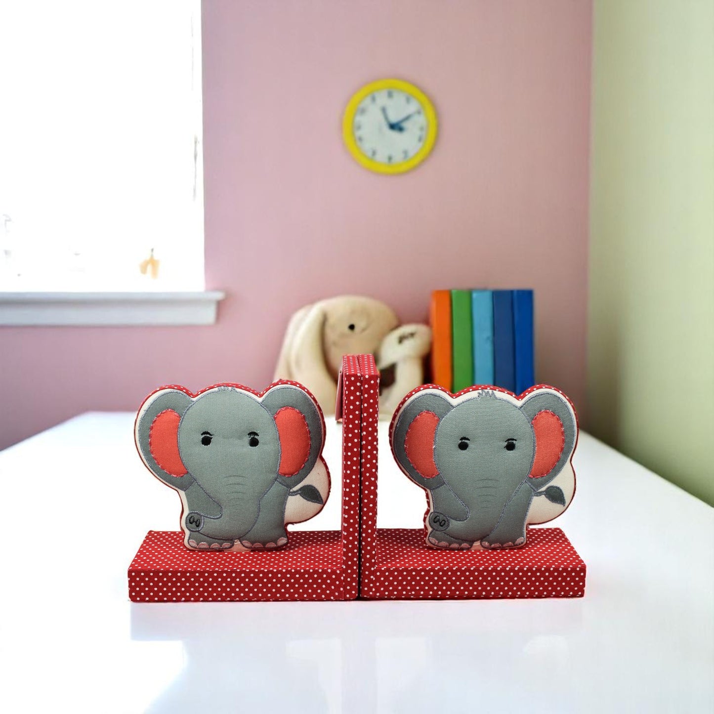 Elephant Design Bookends (Set of 2 Pieces)