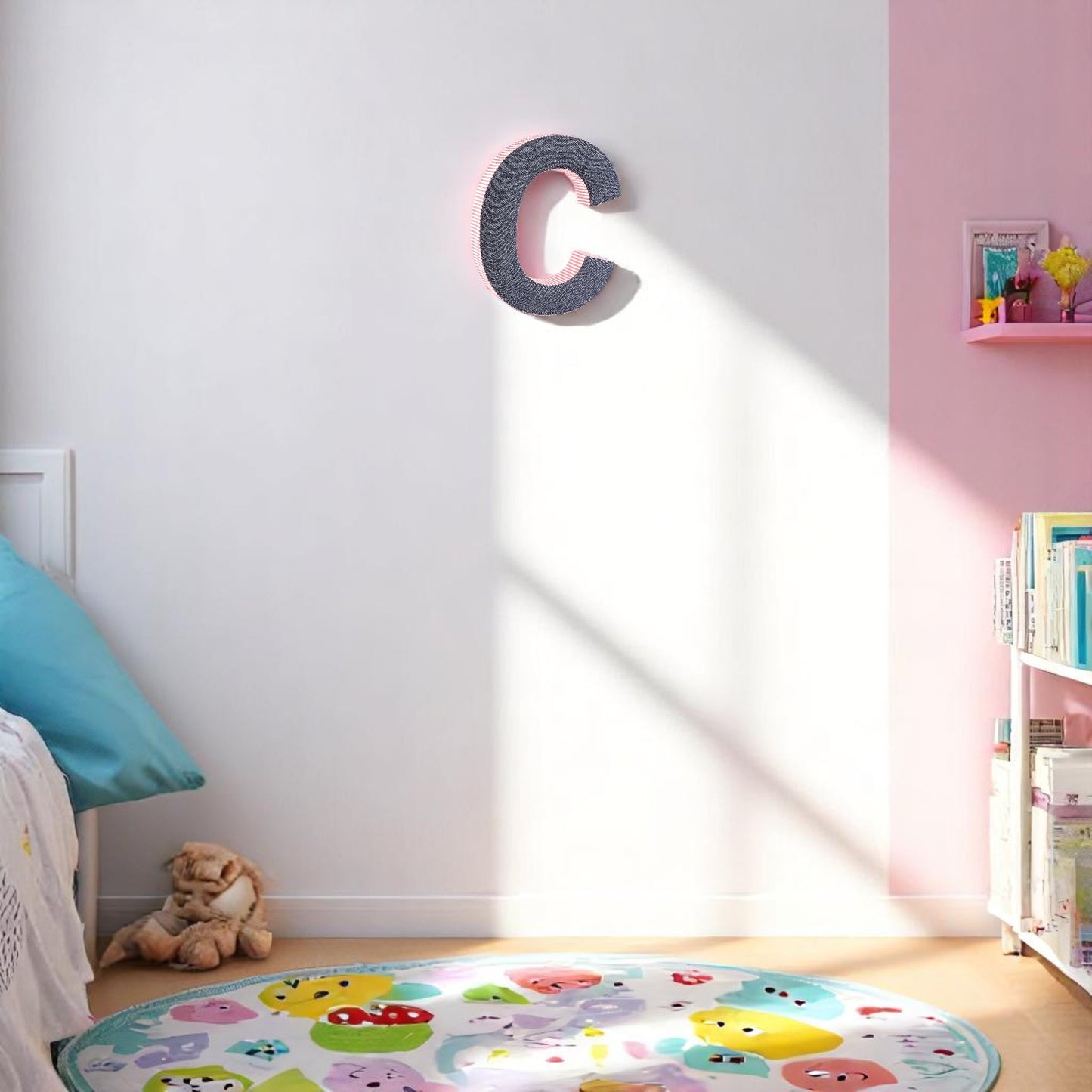 Wall Hanging Alphabet Letter "C"