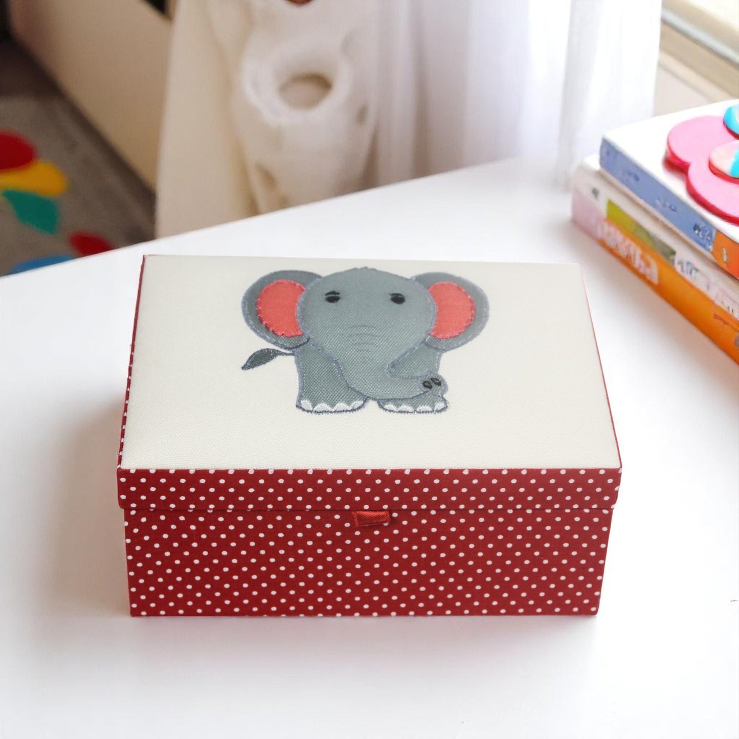 Elephant Design Storage Box for Kids
