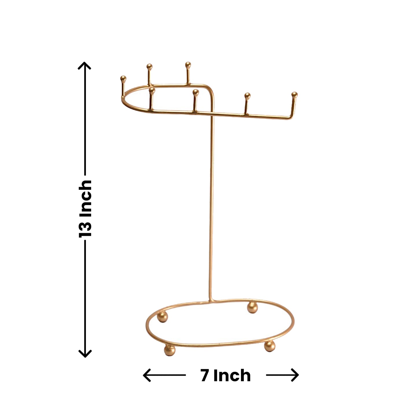 Golden Jewellery Stand