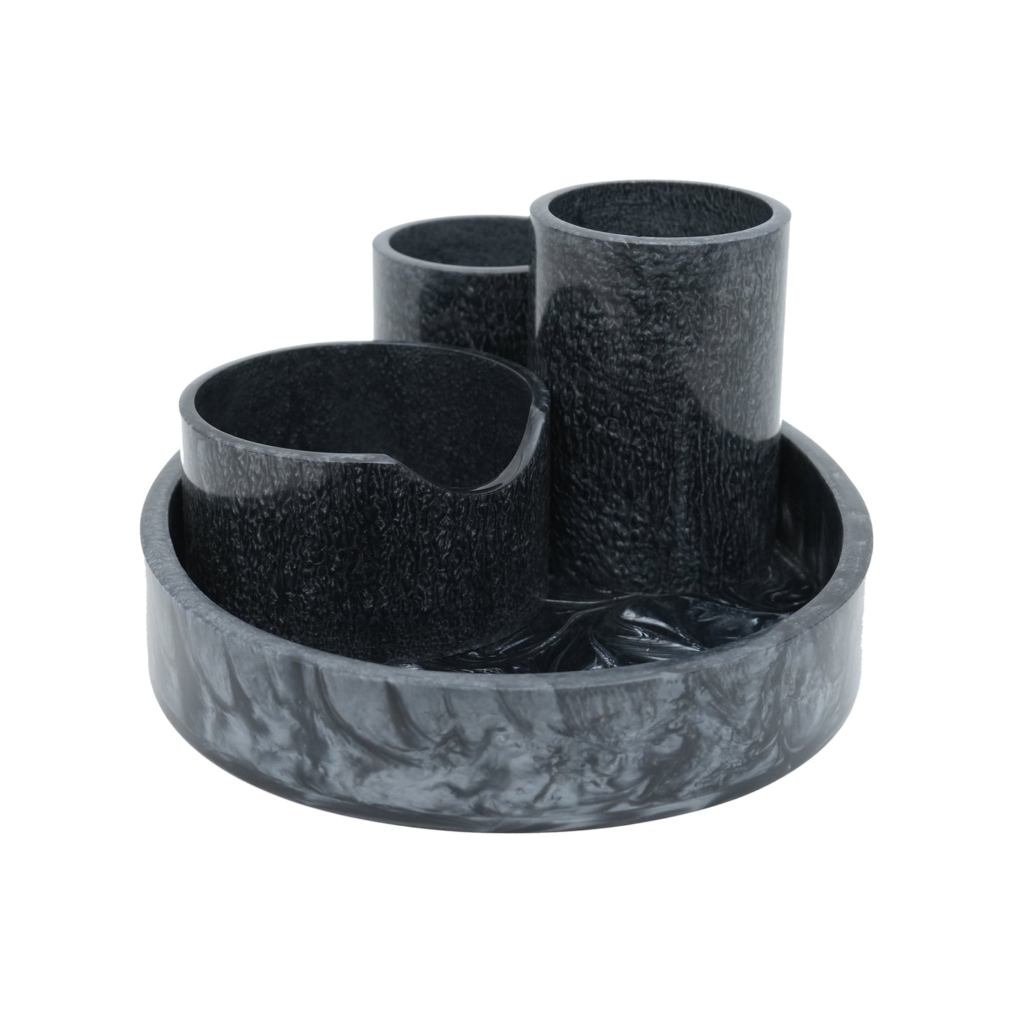 Sleek Resin Makeup Holder