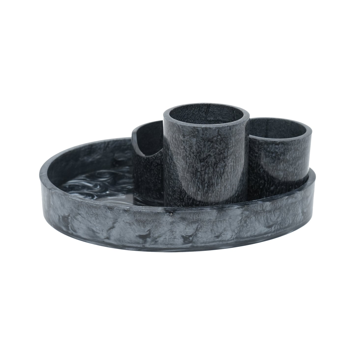 Sleek Resin Makeup Holder