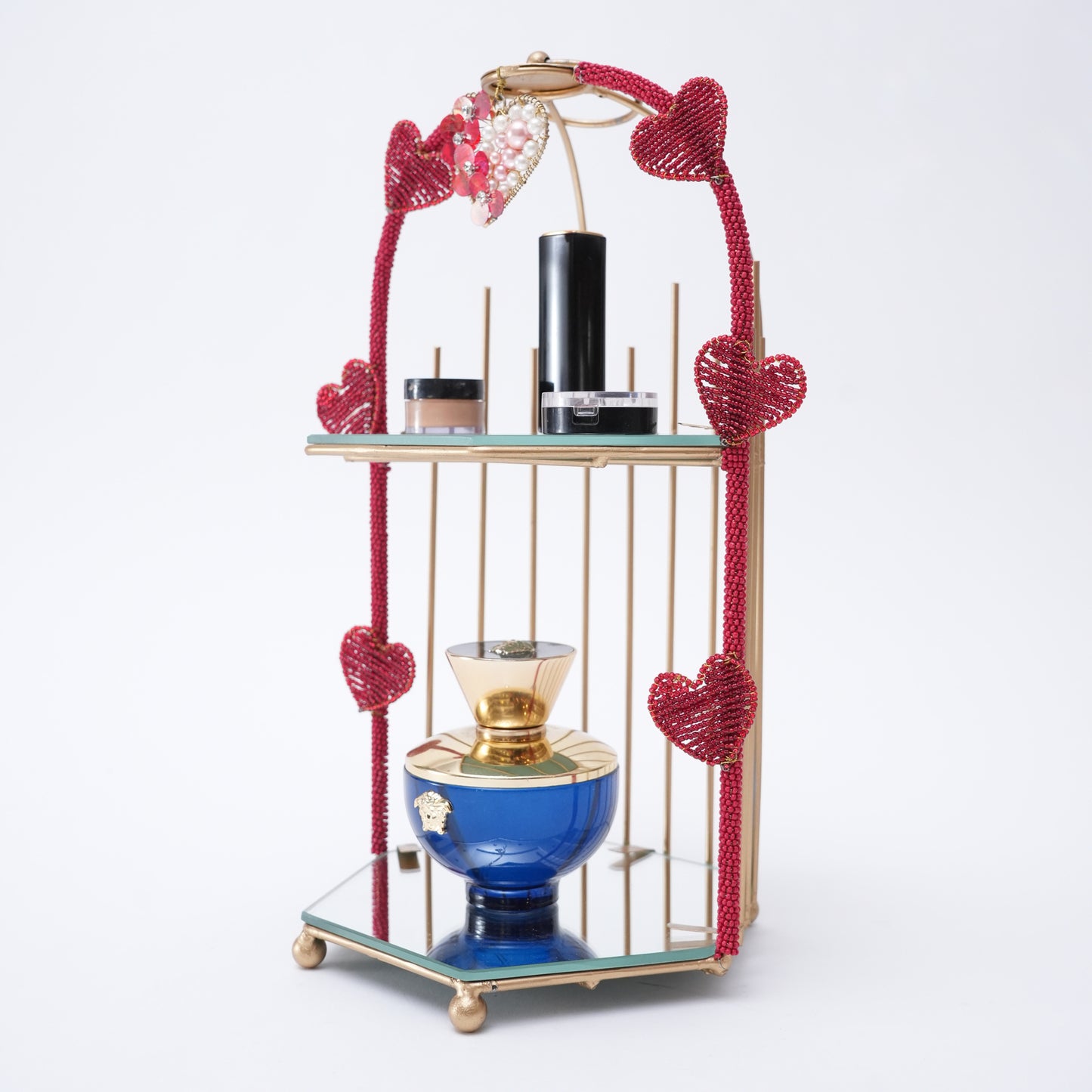 Makeup Organizer for Valentine's Day