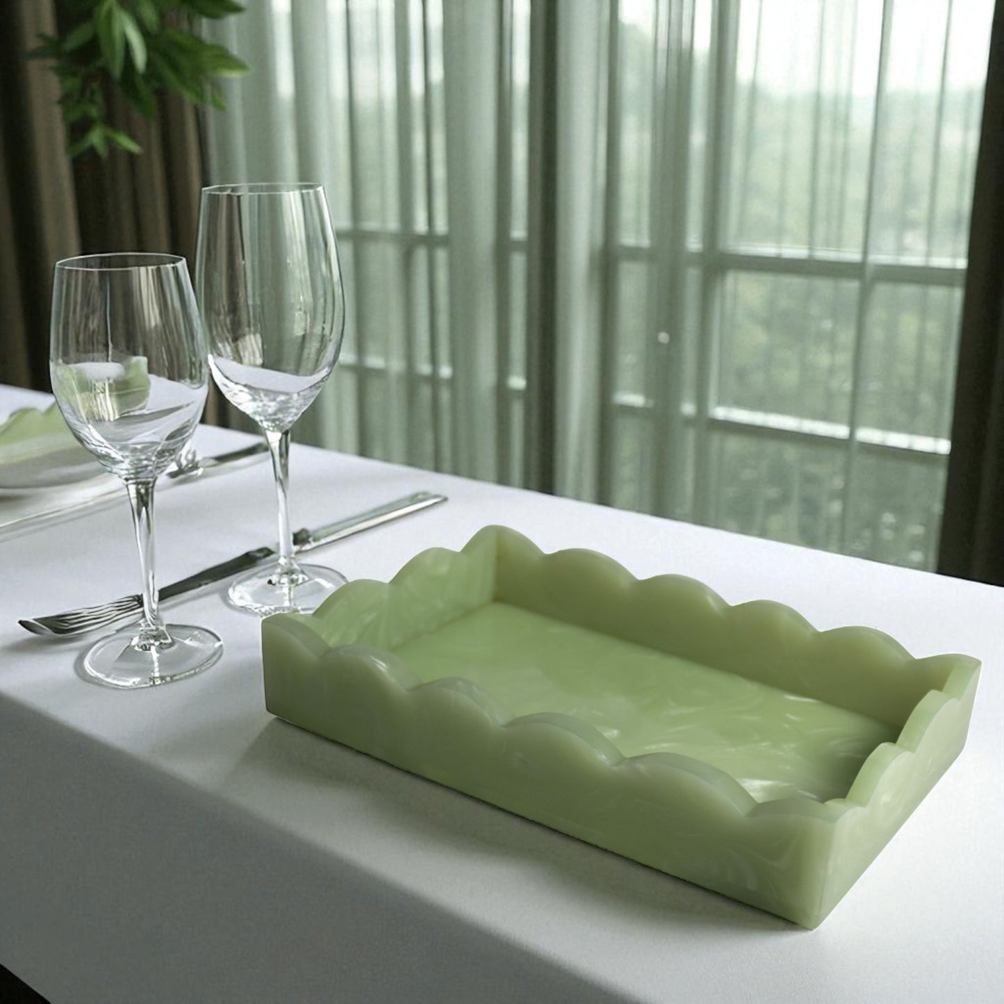 Elegant Resin Multipurpose Tray