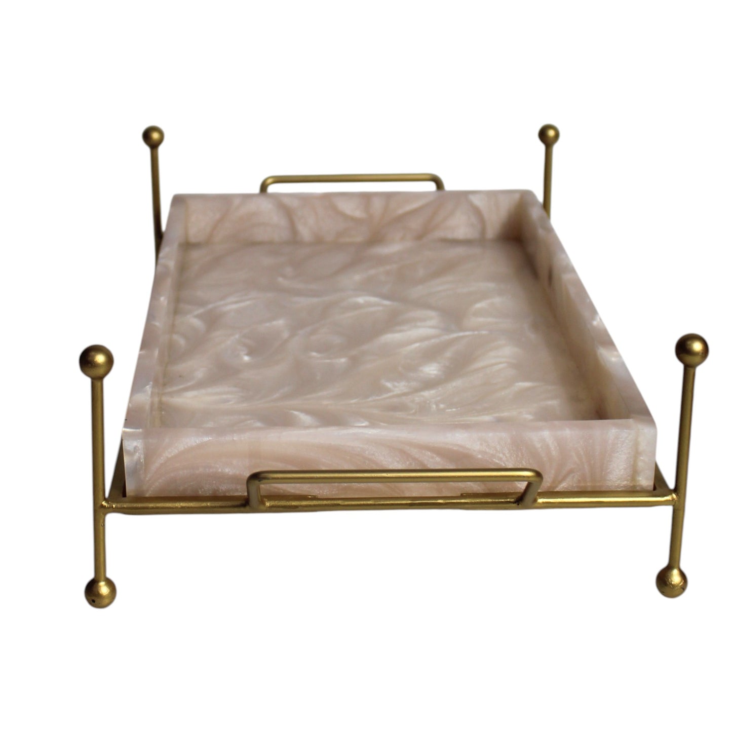 Premium Metal Cradle Serving Food Platter