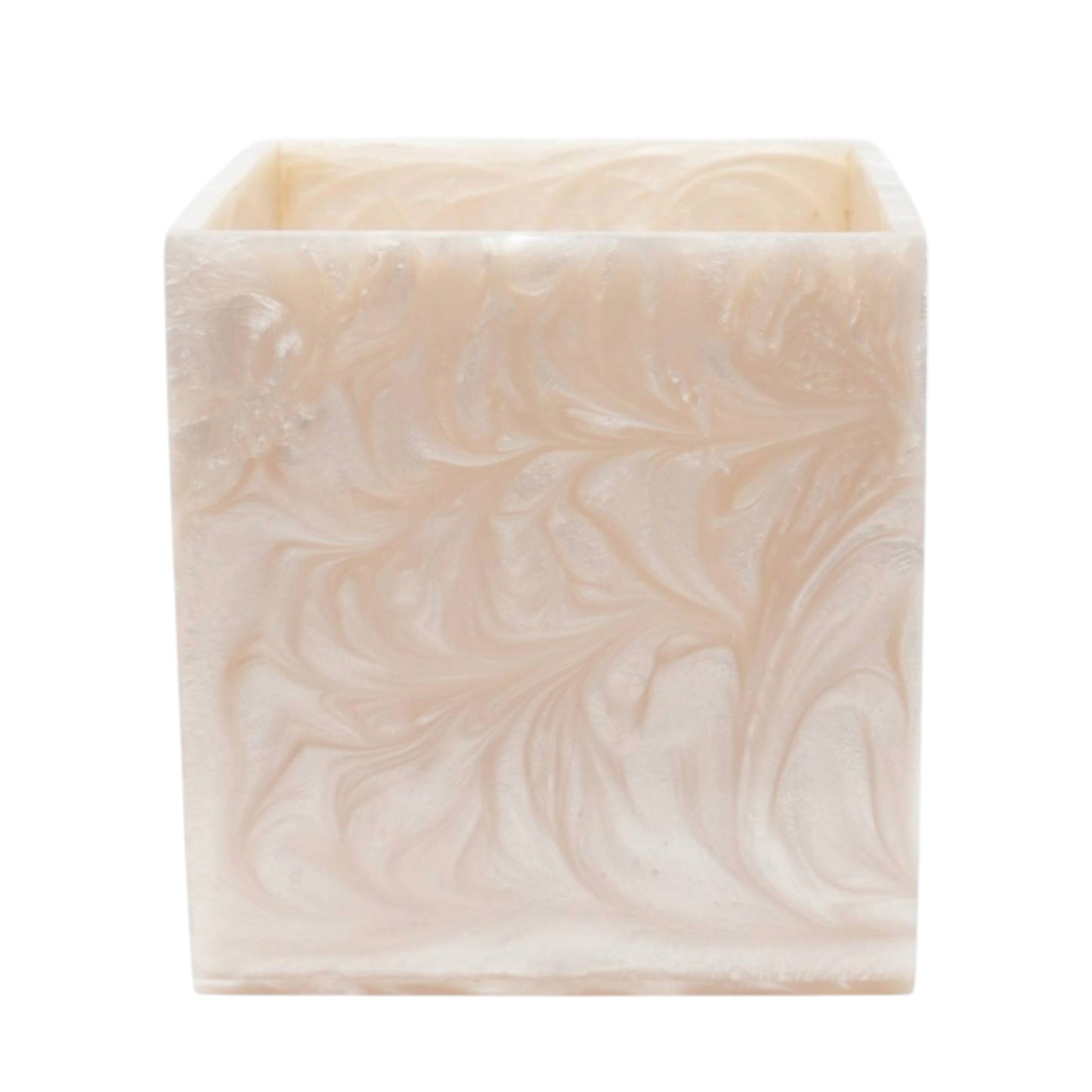 Beige Resin Dustbin