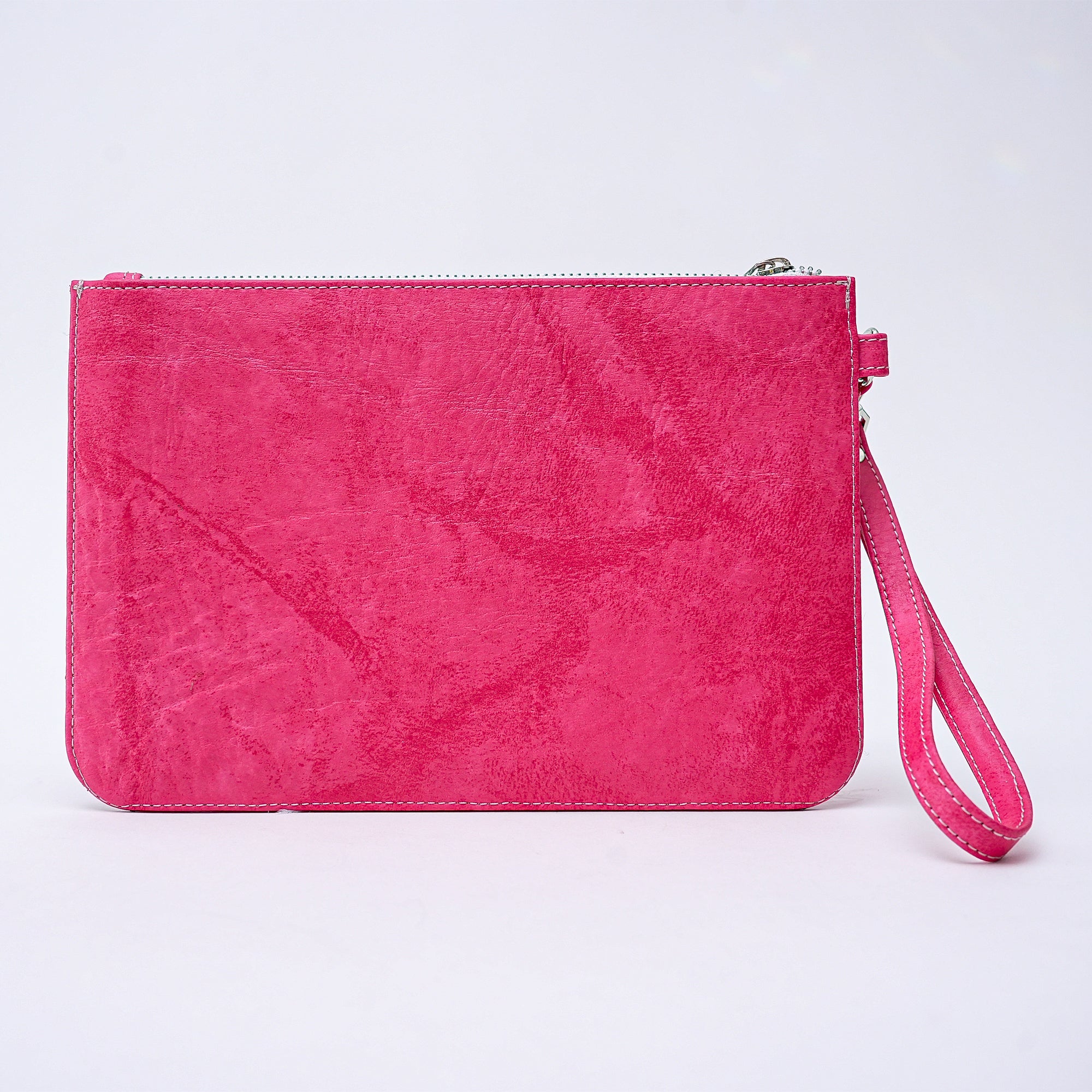 Red Embroidered Clutch Bag for Valentine's Day