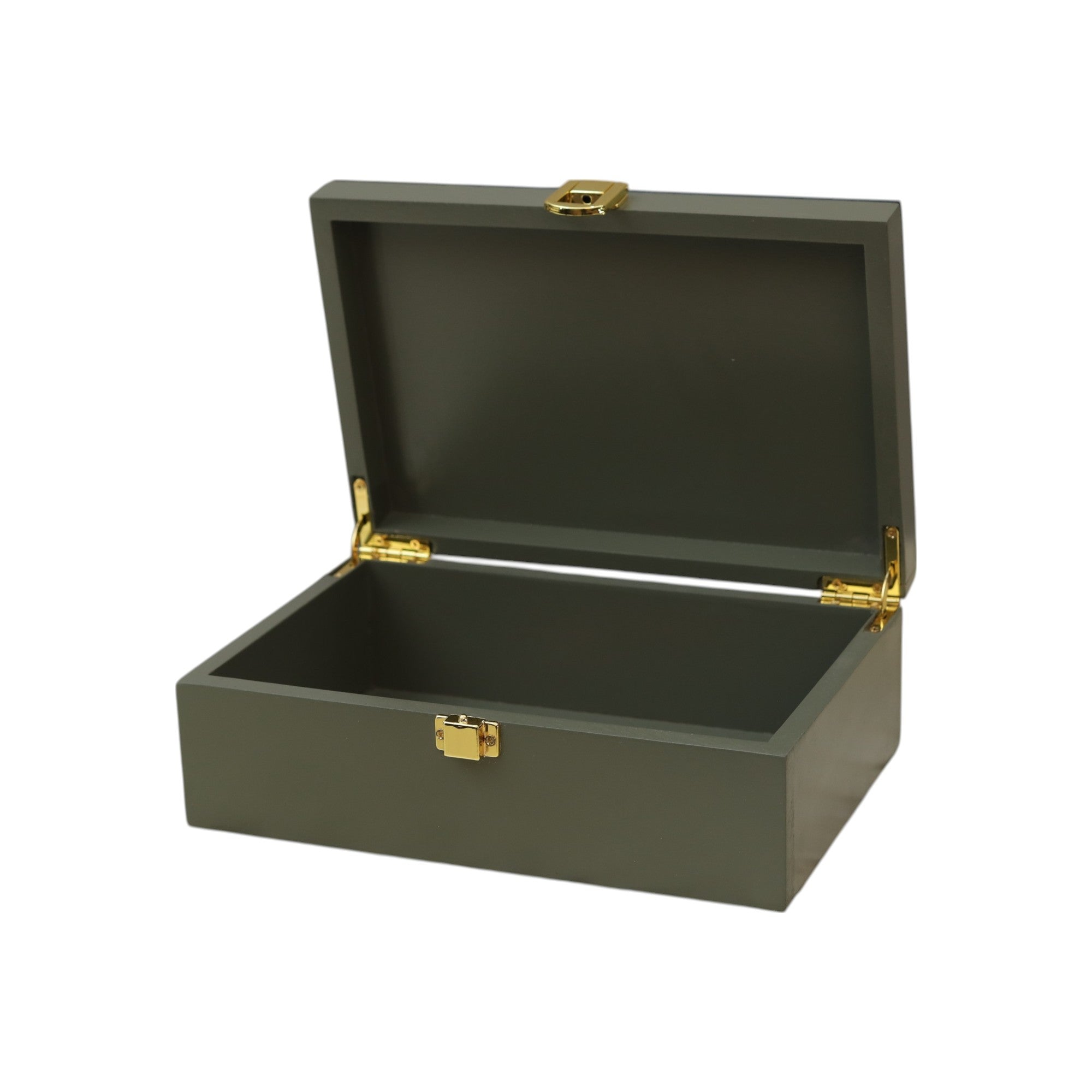 Lacquered Glass Storage Box with Football Design