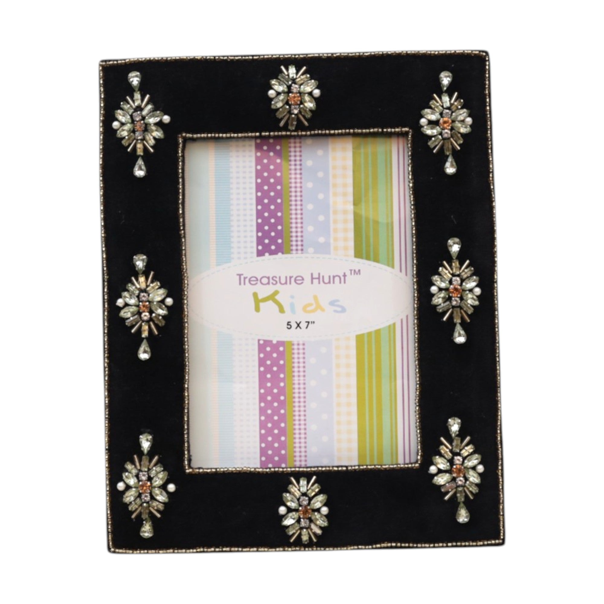 Embroidered Black Picture Frame 4*6 Inch