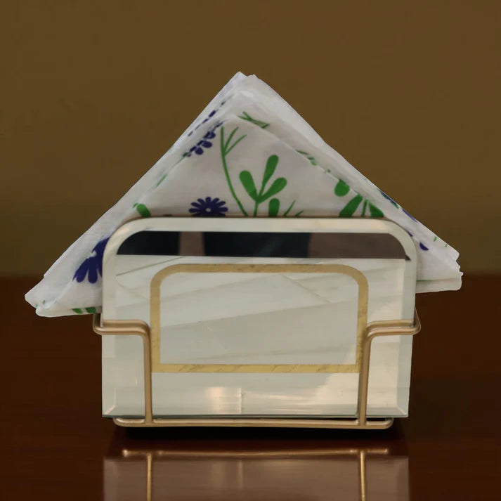 Designer Blue Tissue Holder