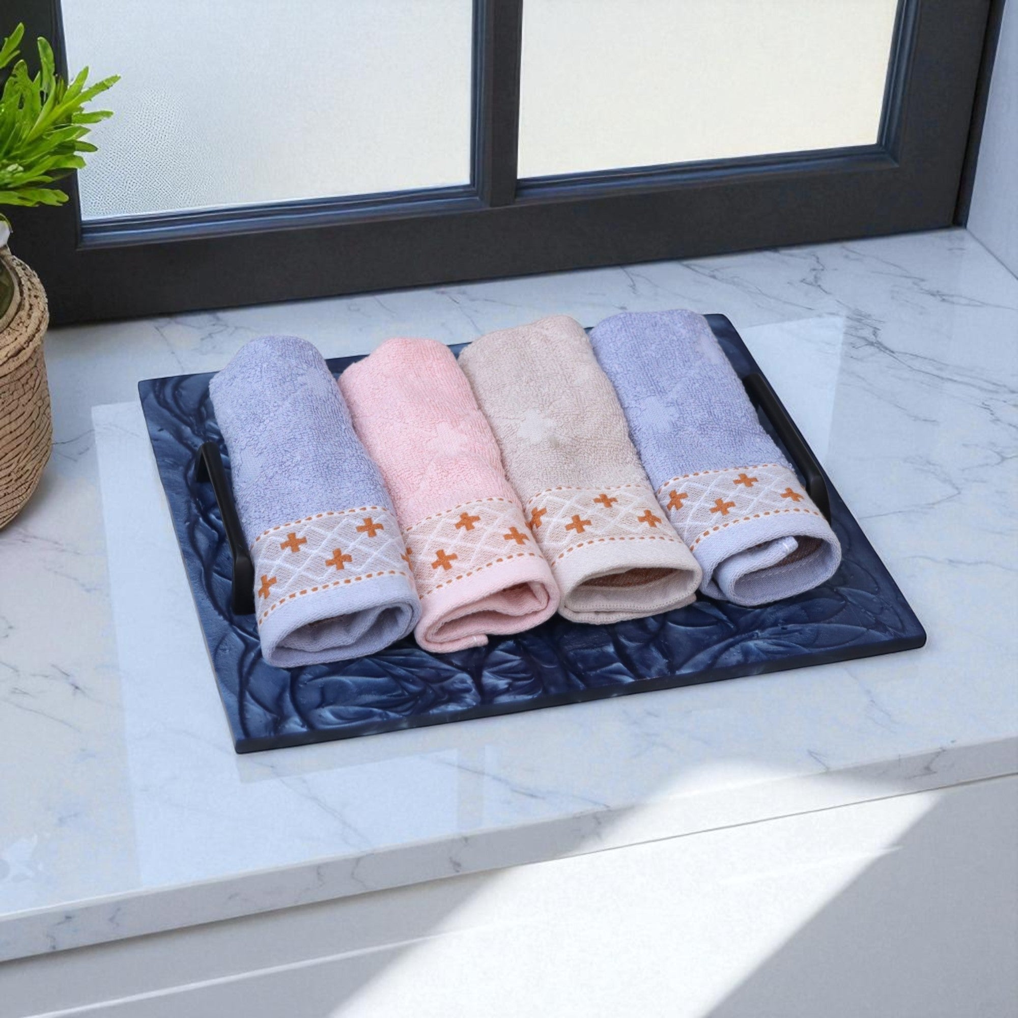 Designer Multi-Purpose Towel Tray