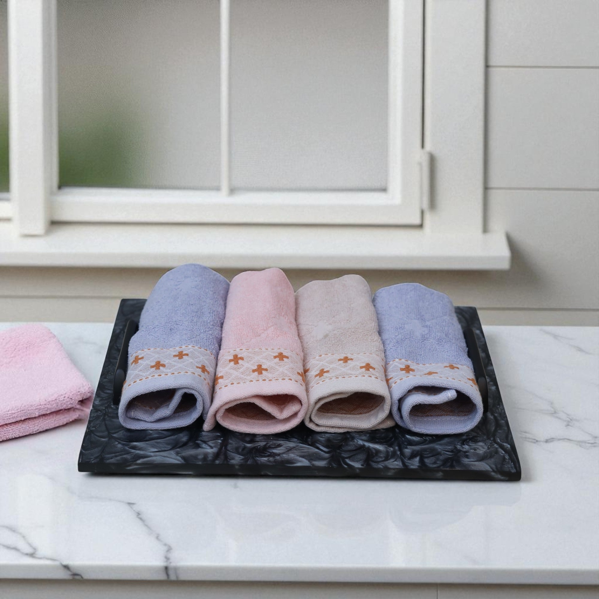 Designer Multi-Purpose Towel Tray