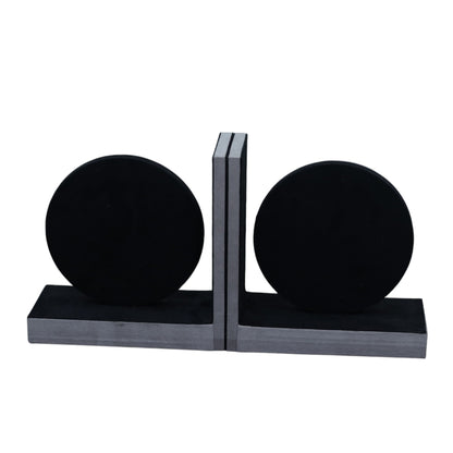 Premium Glass Bookends with Football Design