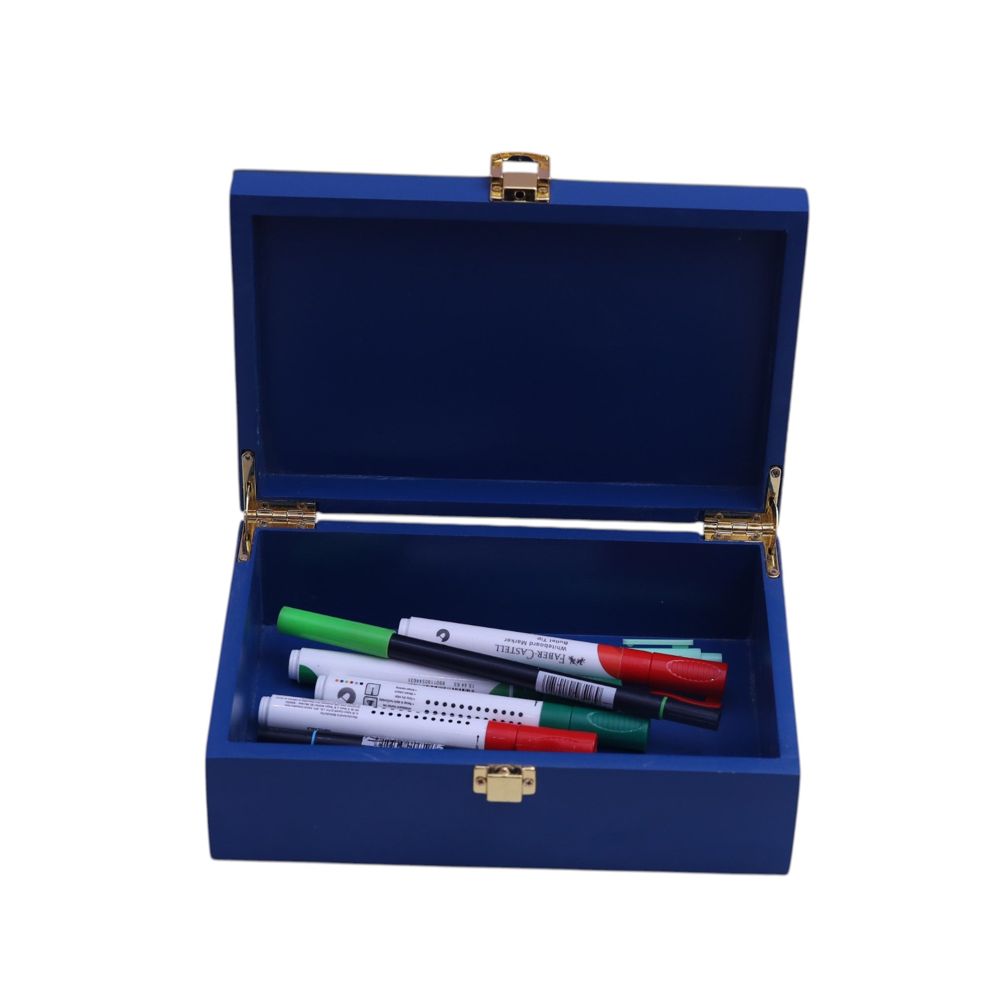 Lacquered Glass Storage Box with Cricket Design