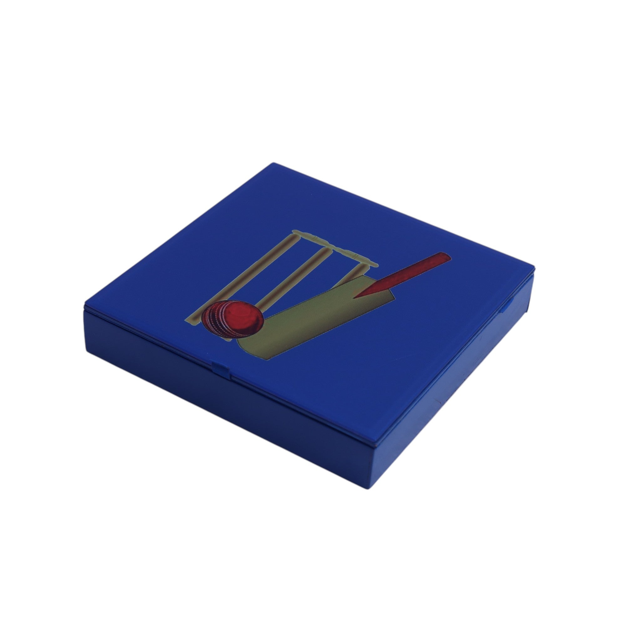 Premium Glass Stationery Organizer with Cricket Design