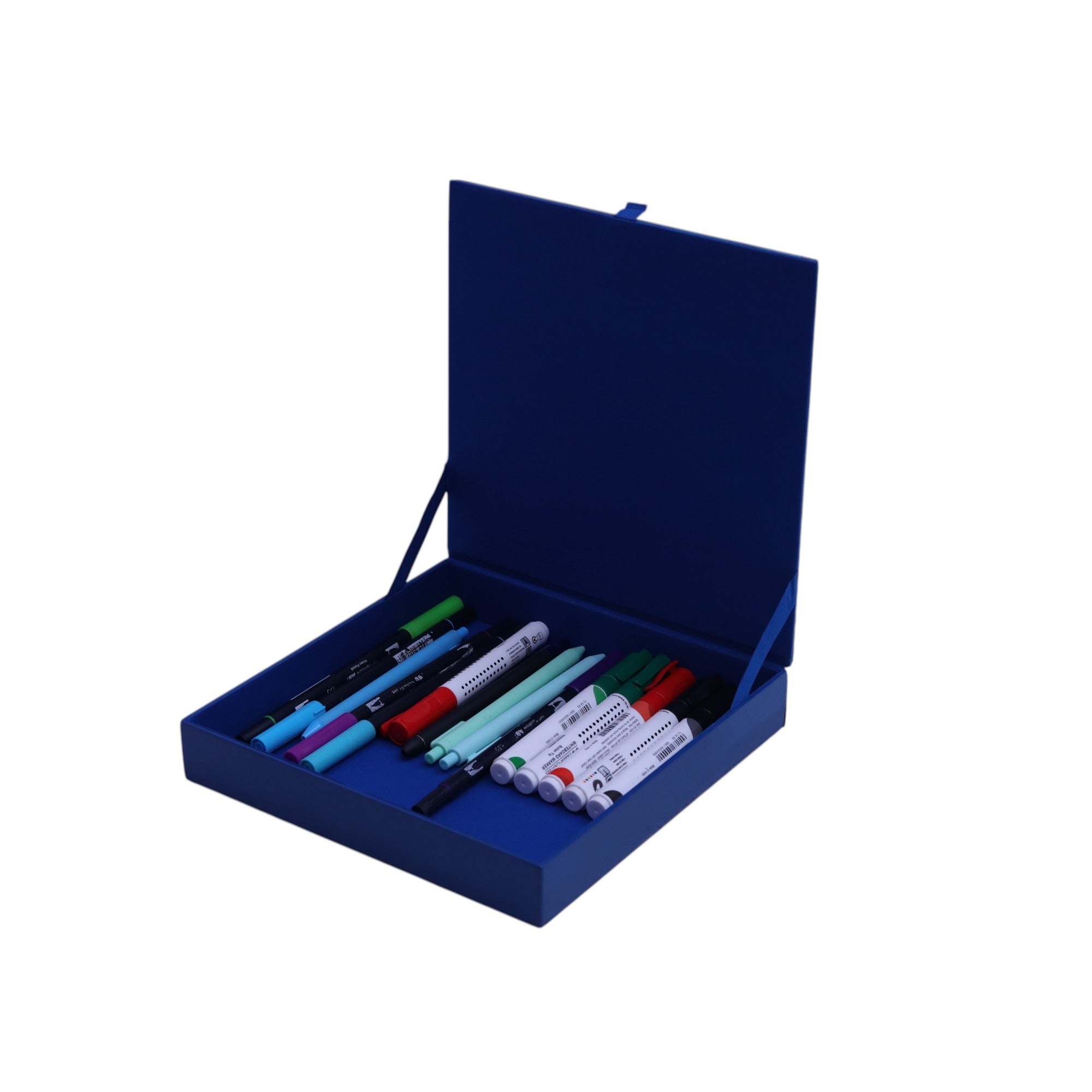 Premium Glass Stationery Organizer with Cricket Design