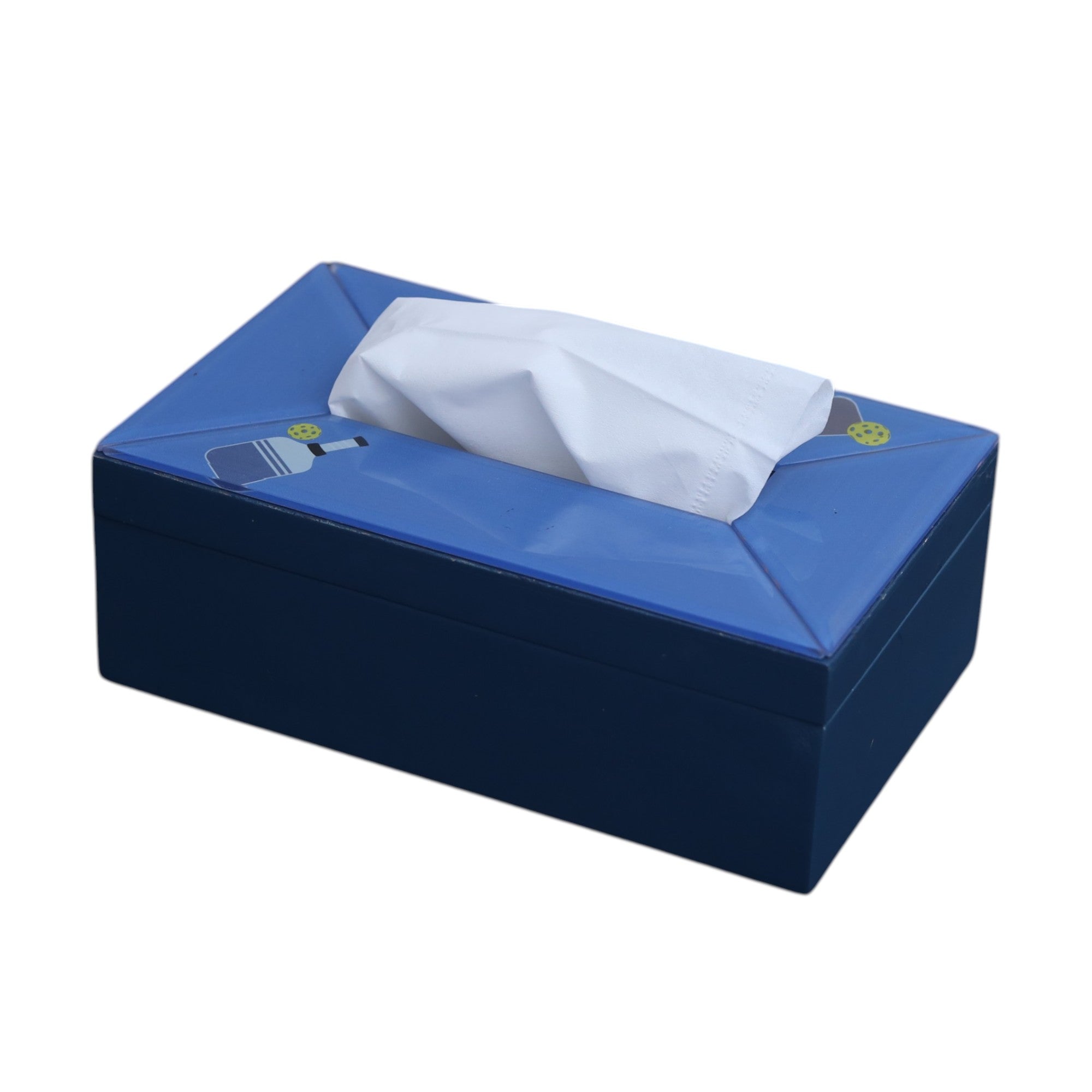 Pickle Ball Design Tissue Box