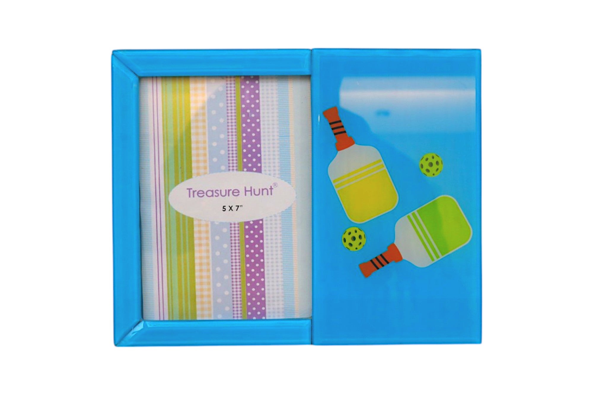 Premium Glass Photo Frame with Pickle Ball Design