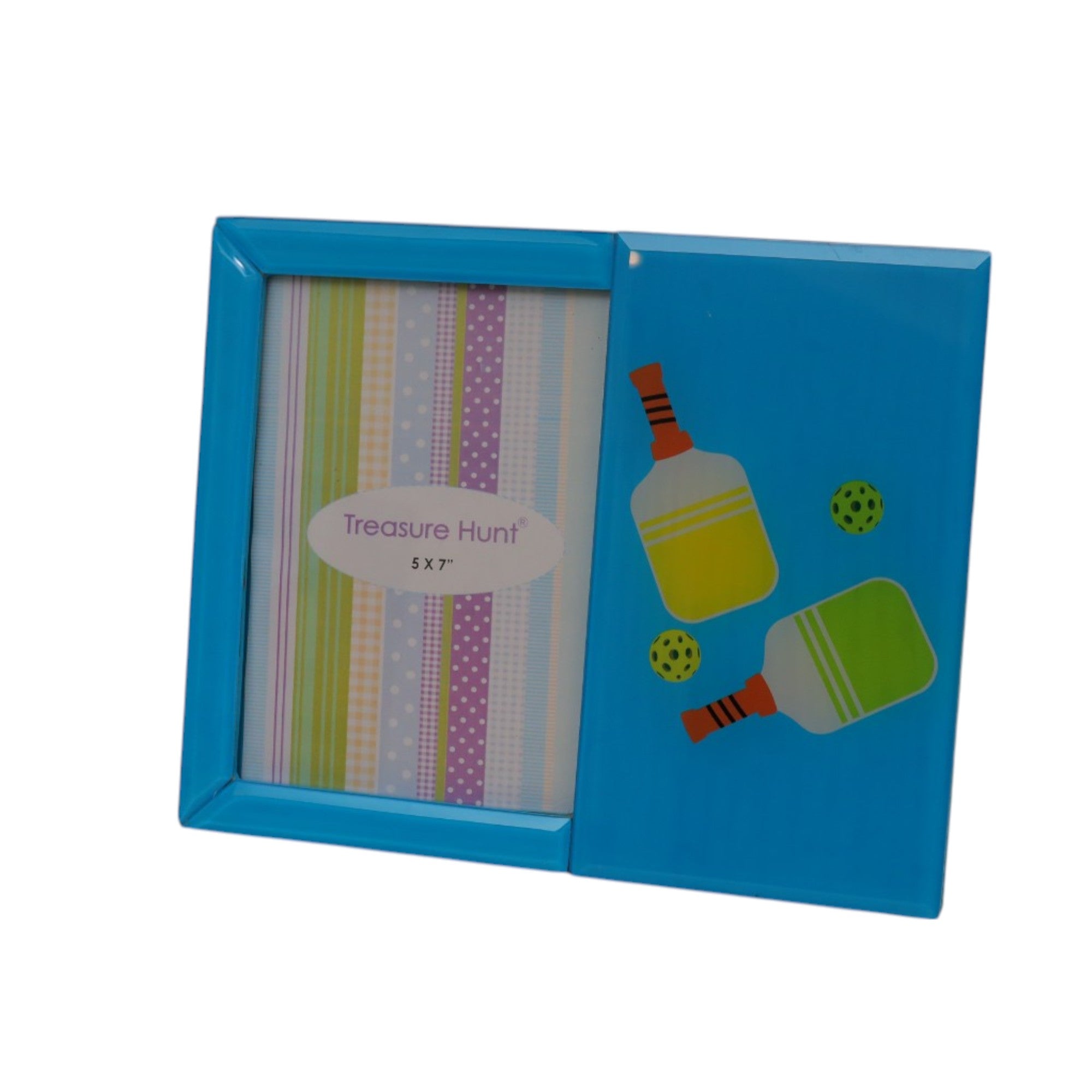 Premium Glass Photo Frame with Pickle Ball Design