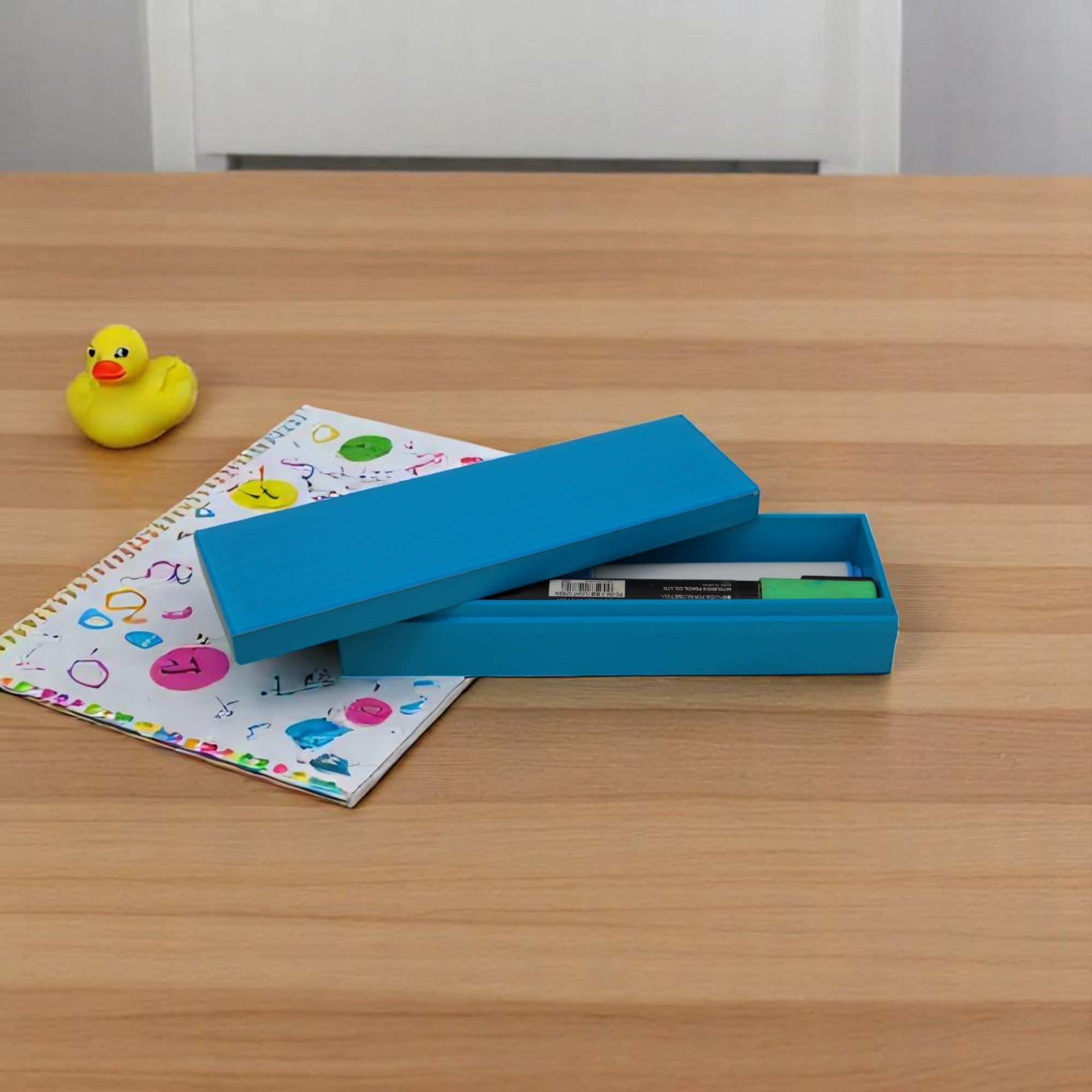 Premium Glass Pen Box with Pickle Ball Design