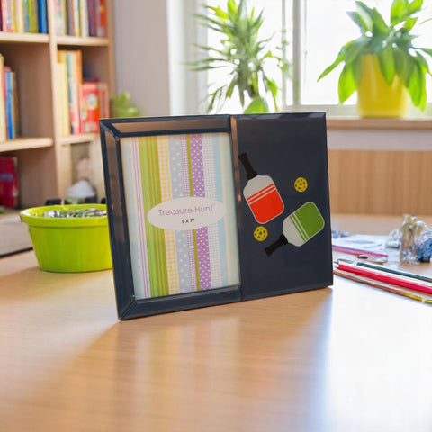 Premium Glass Photo Frame with Pickle Ball Design