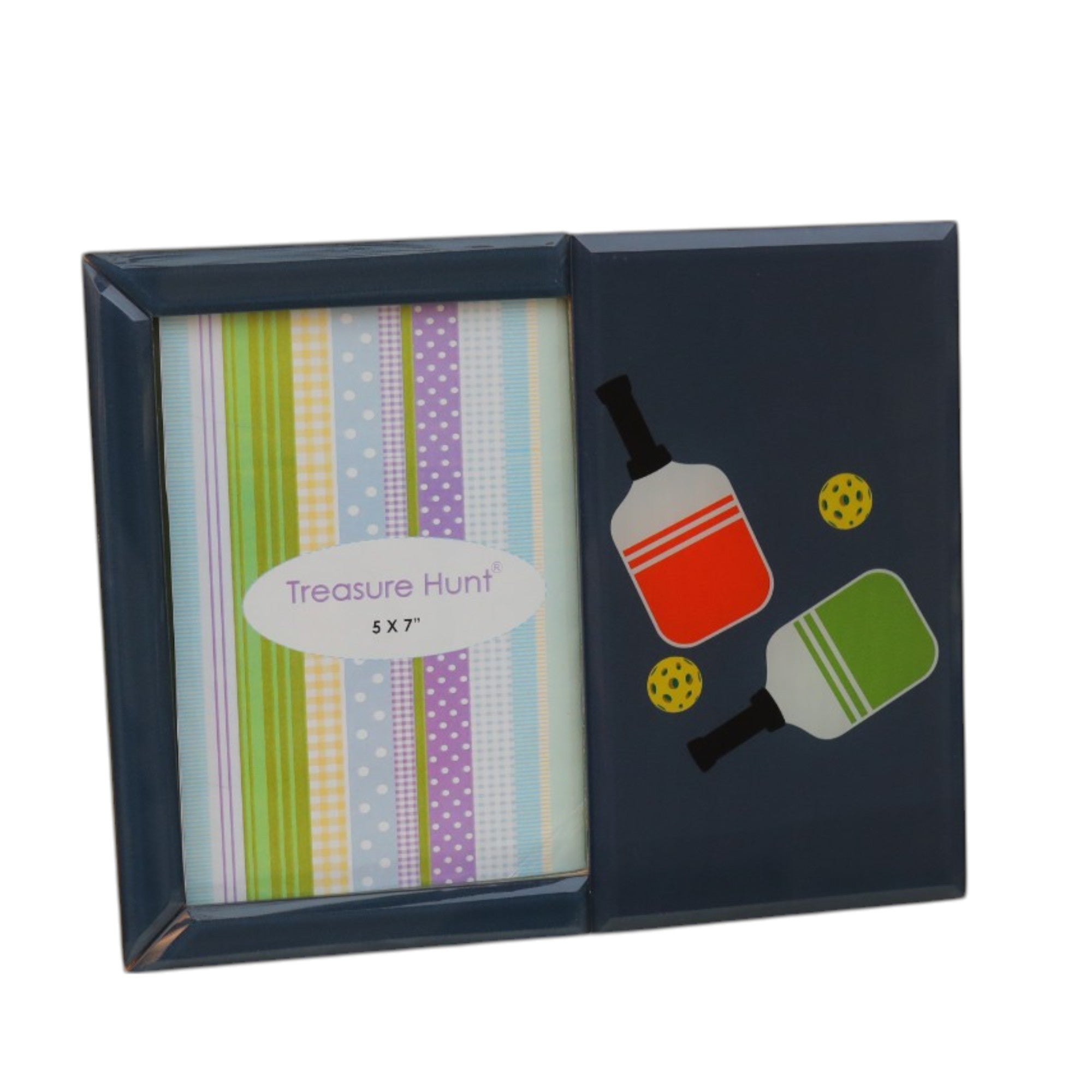 Premium Glass Photo Frame with Pickle Ball Design