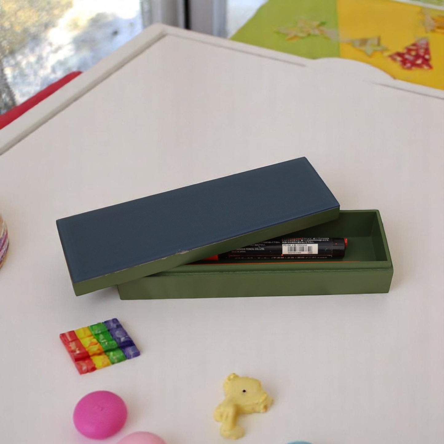 Premium Glass Pen Box