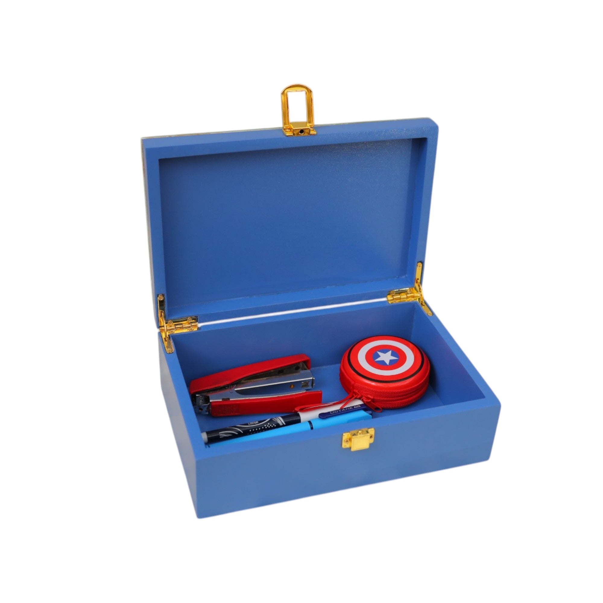 Premium Green Glass Storage Box  with Pickle Ball Design