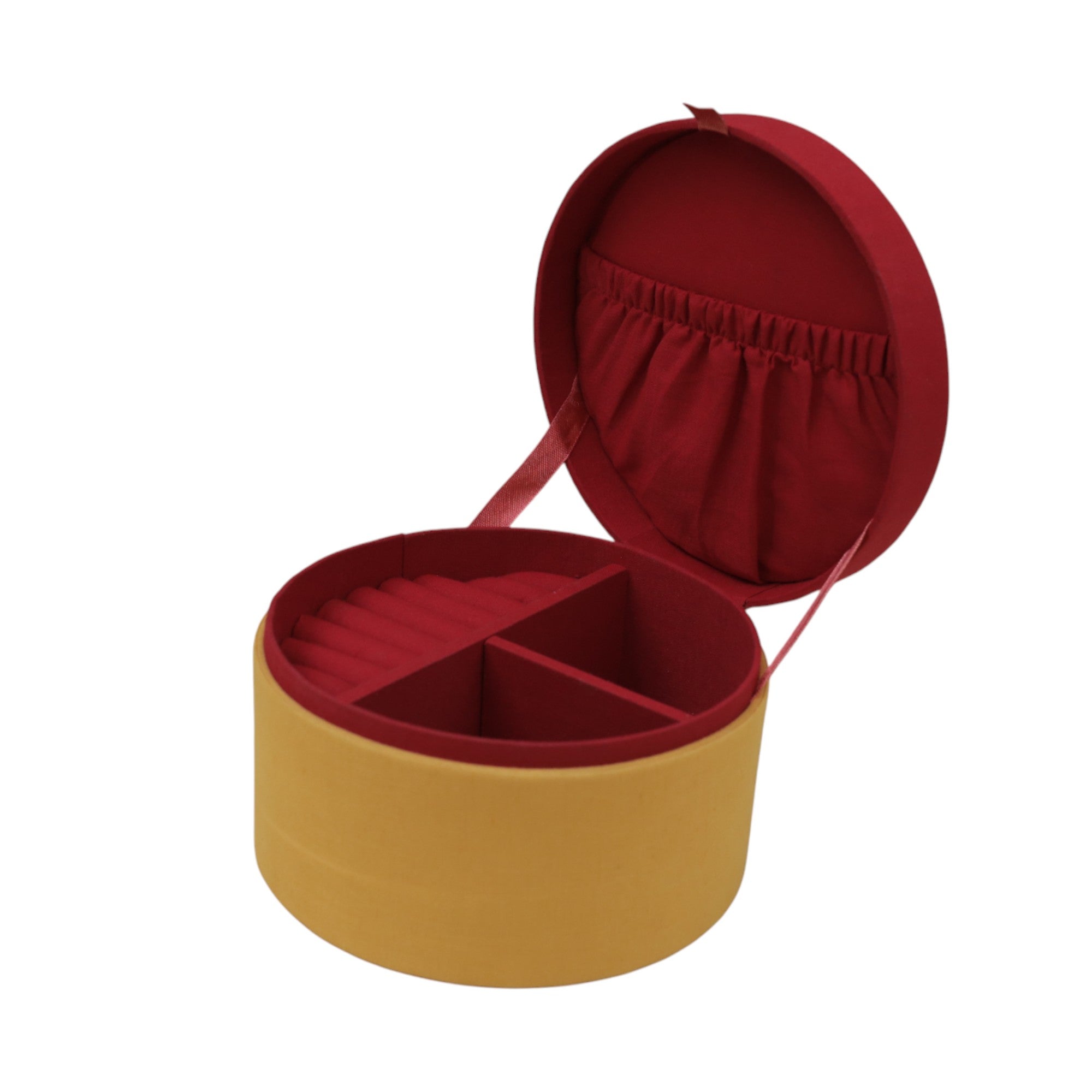 Round Beaded Jewellery Box