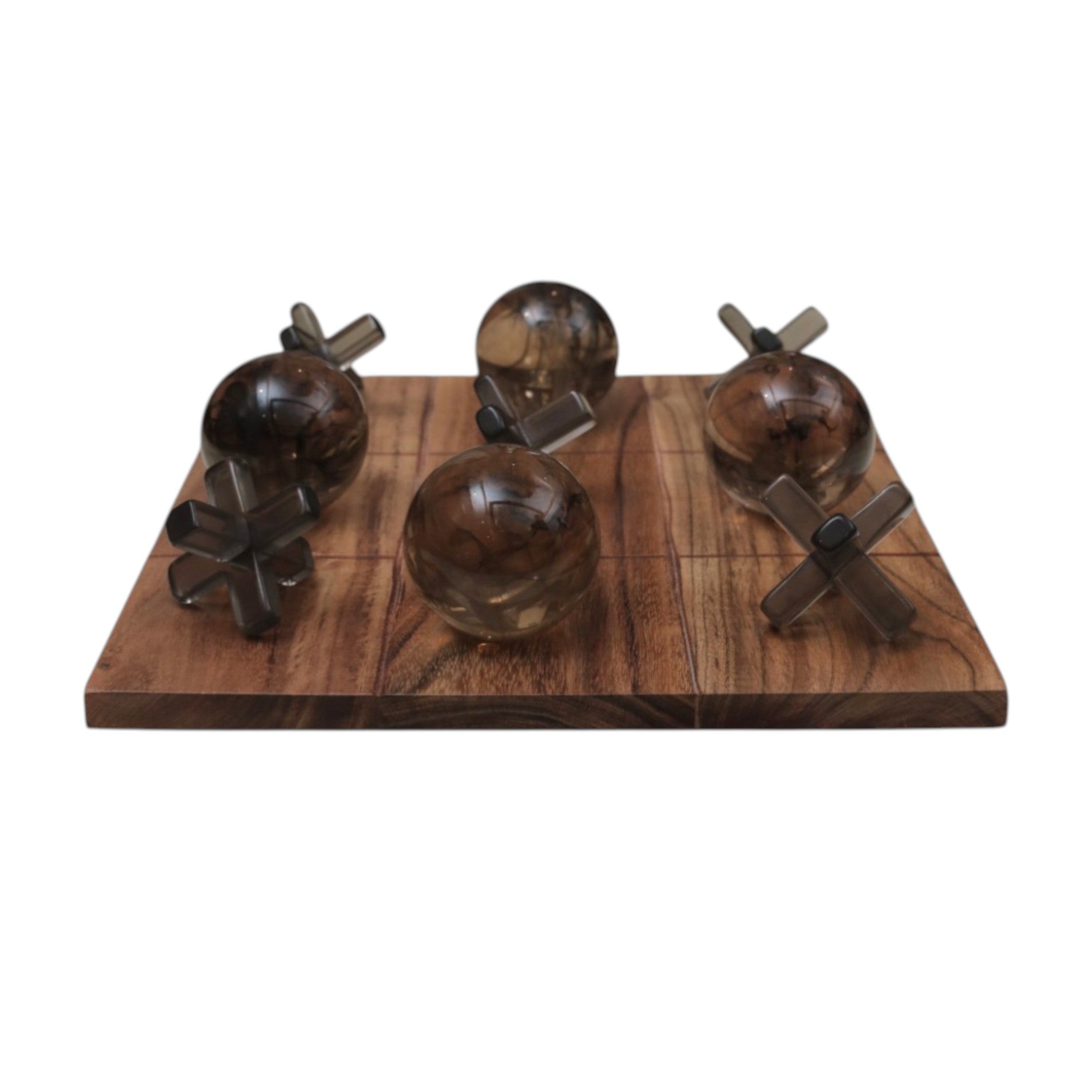  Wooden & Resin Tic-Tak Game 