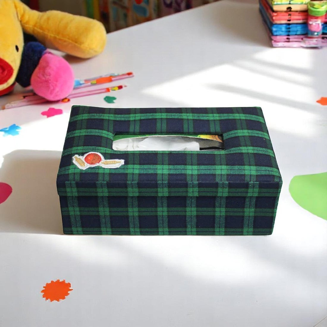 Cricket Design Tissue Box Holder