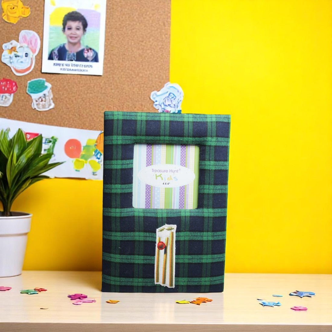 Premium Cricket Design Photo Frame