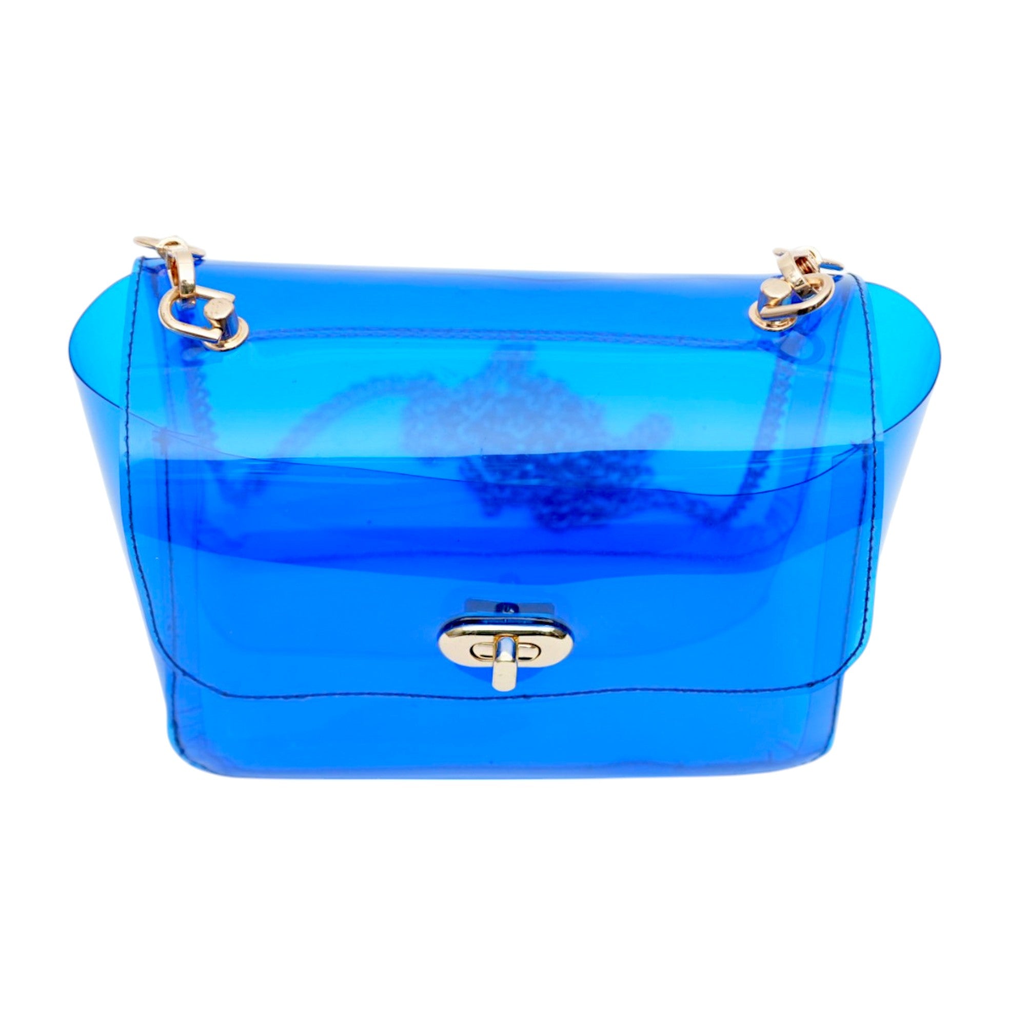 Blue Transparent Premium Sling Bag for Women
