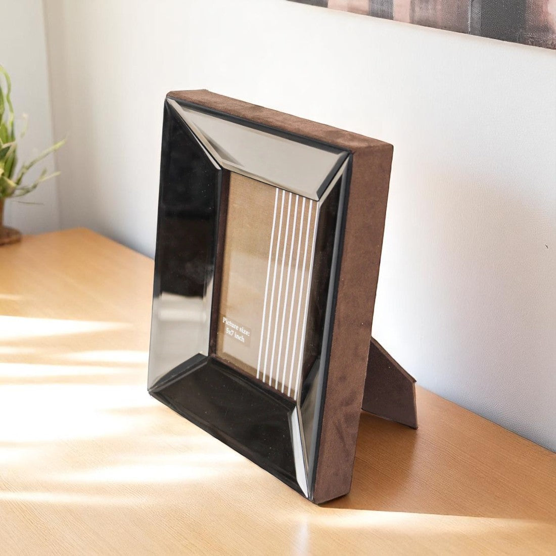 Copper Mirror Photo Frame (Picture Size: 6 x 8 Inches)