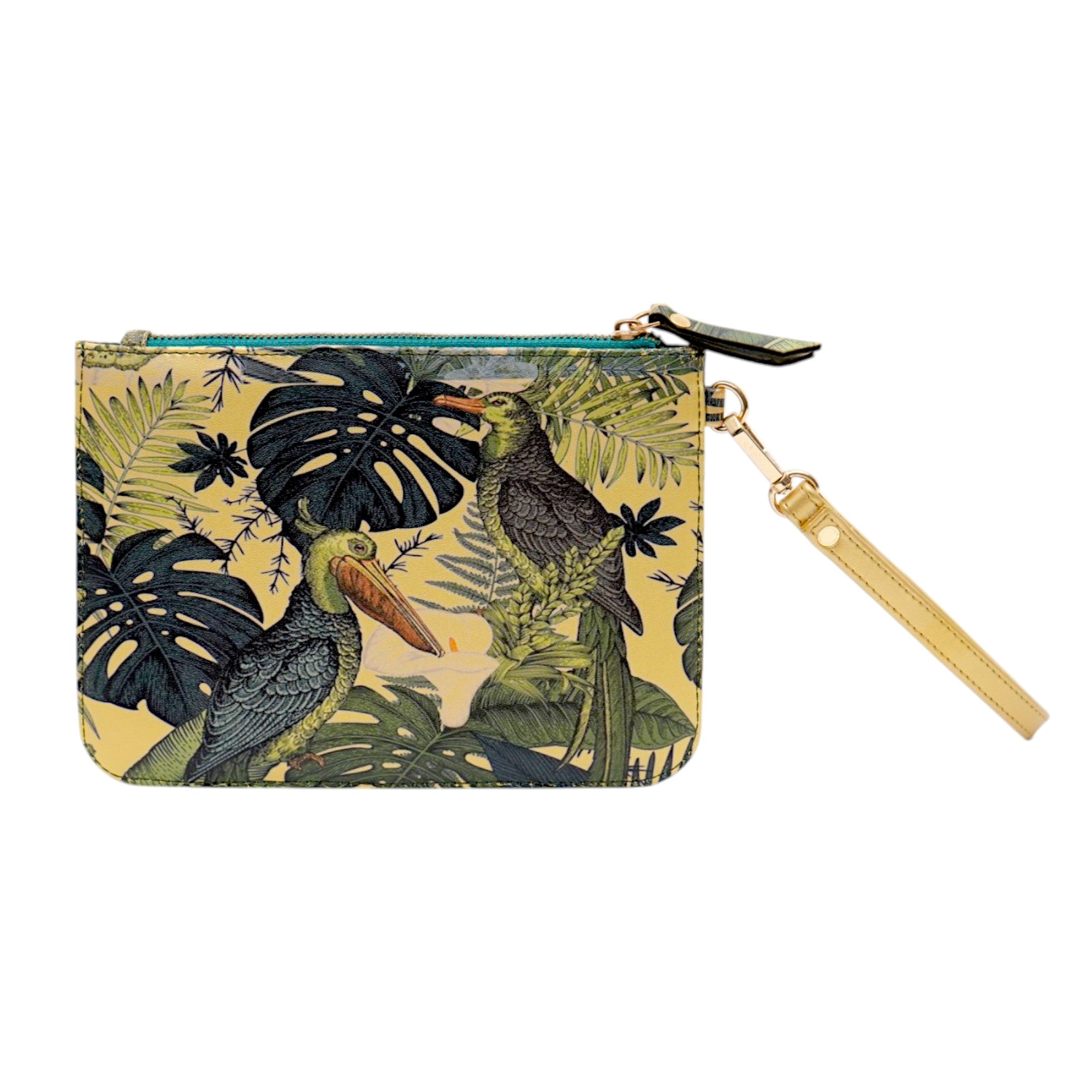 Jungle Lush Top Zipper Pouch