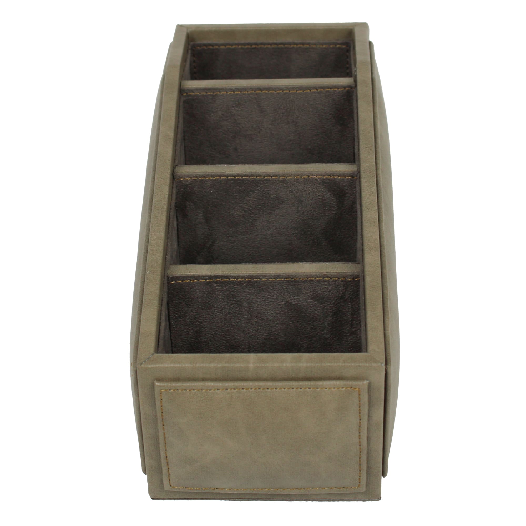 Premium Grey Leatherite Remote Holder