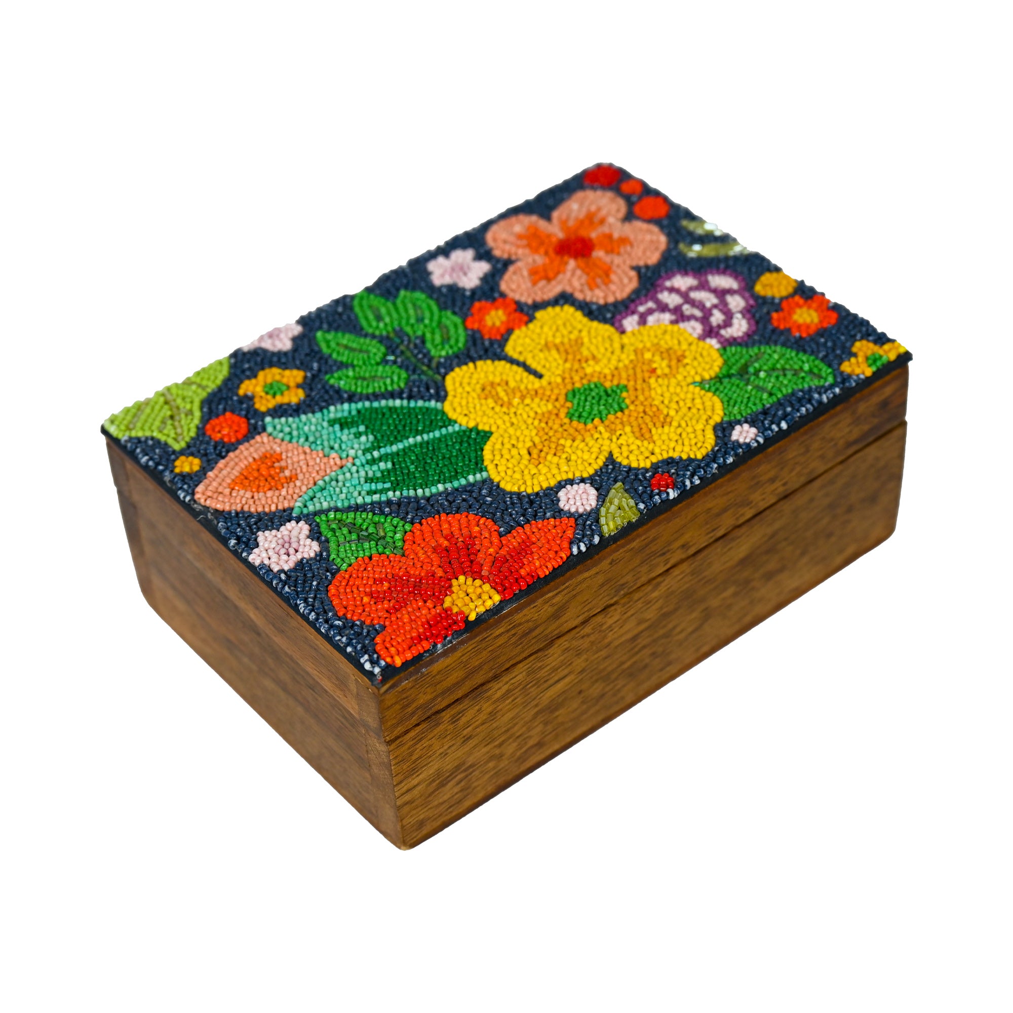 Decorative Beaded Multipurpose Storage Box