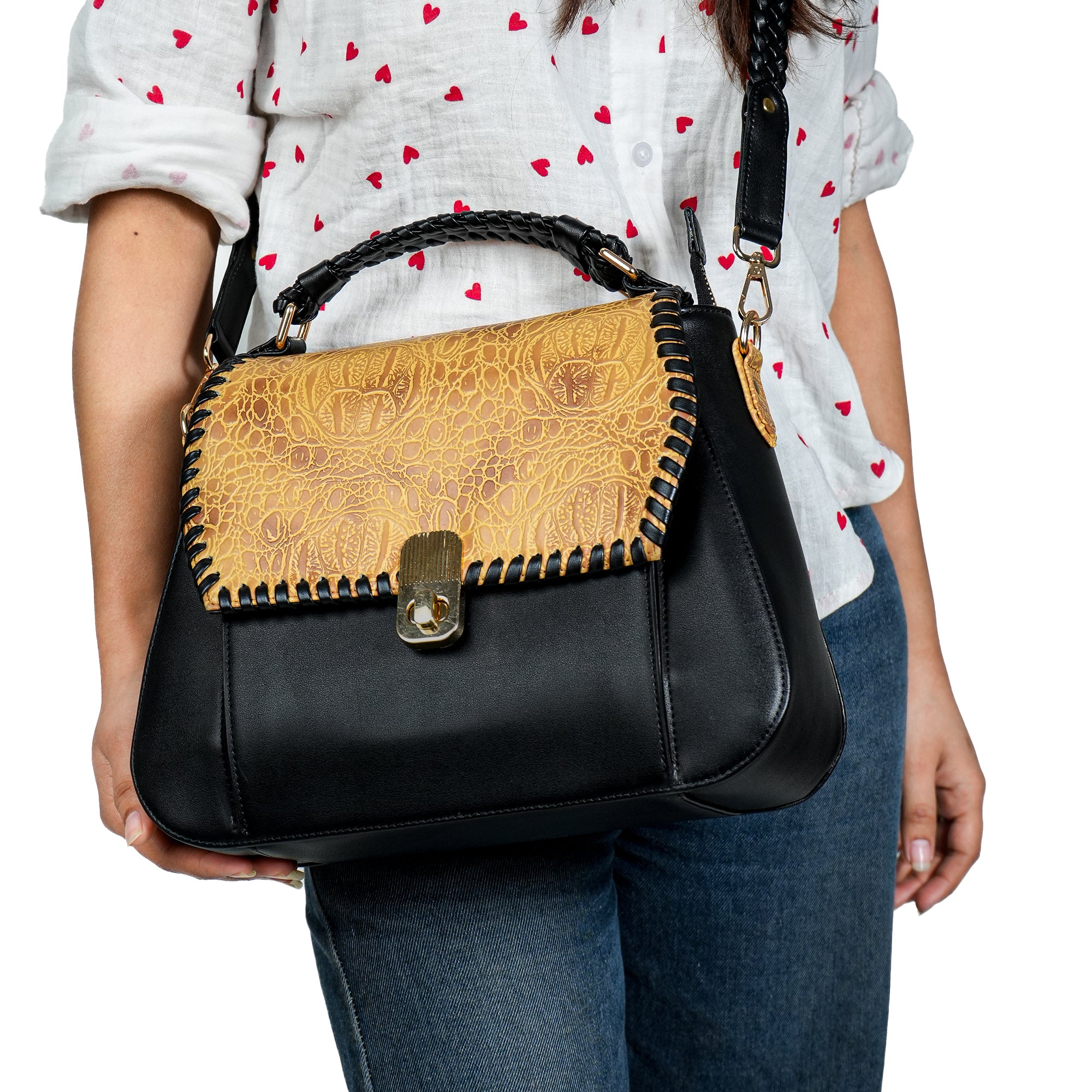 Braids & Weave Velora Handle Bag