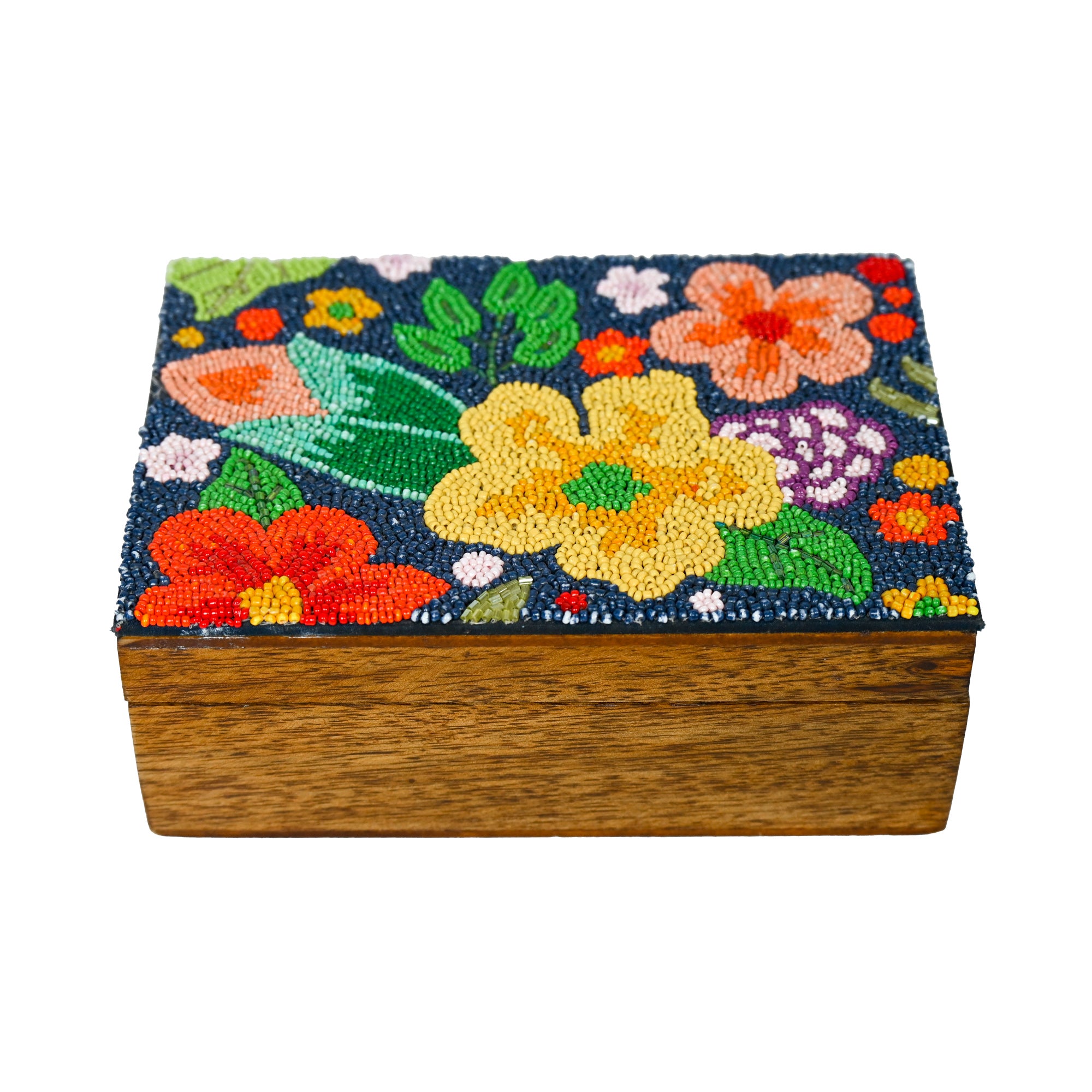 Decorative Beaded Multipurpose Storage Box