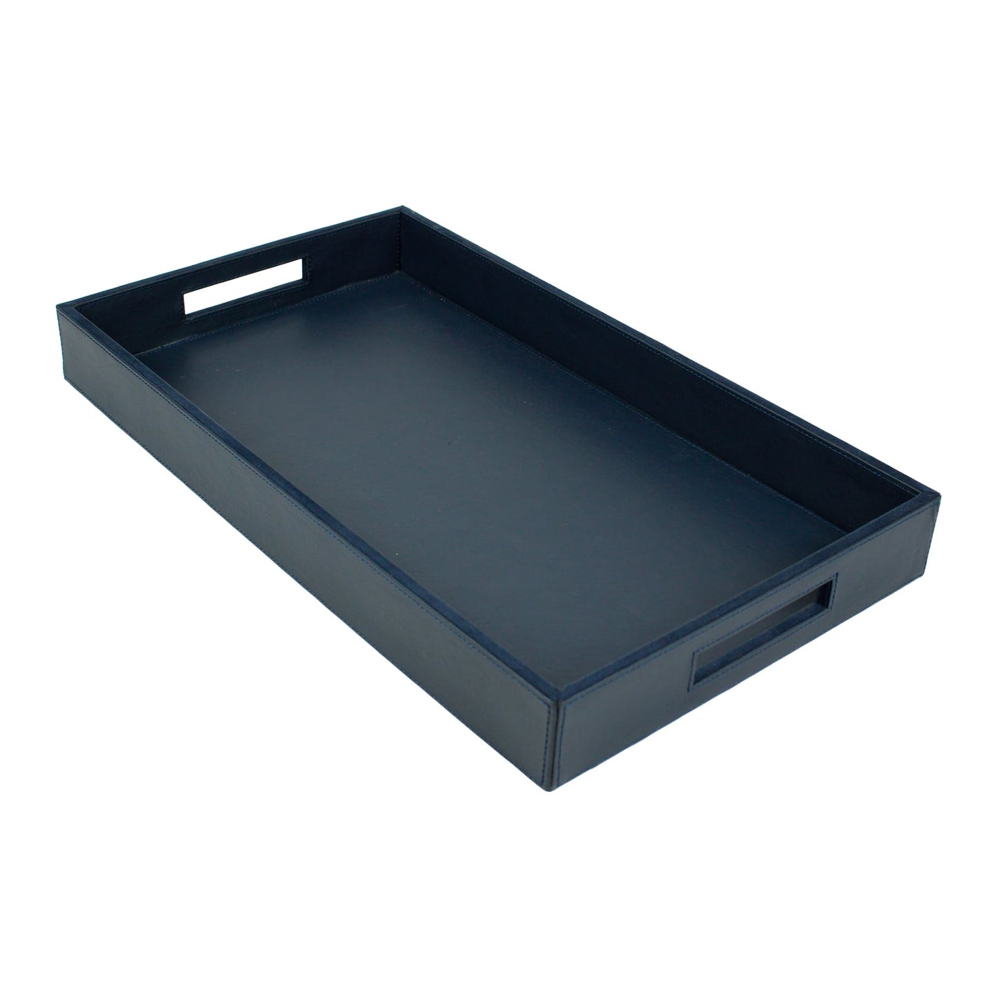 Blue Leatherite Tray