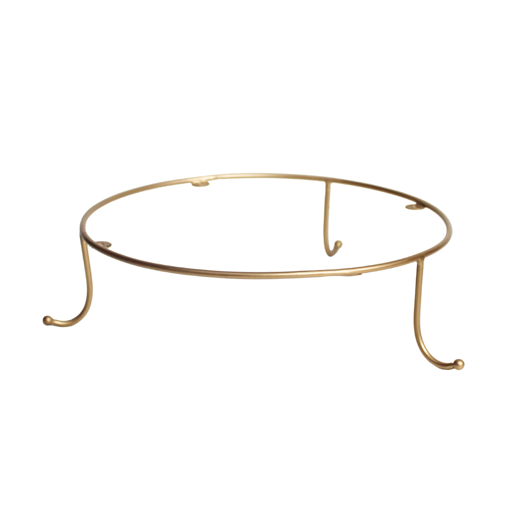 Metal Serving Food Platter with Dark Ivory Tray