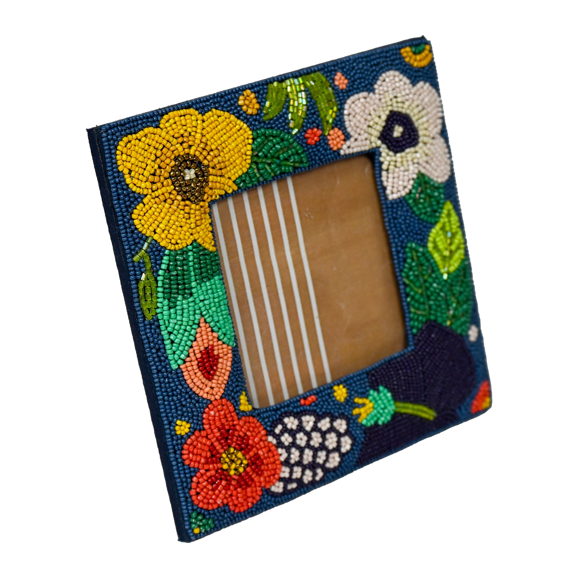 Floral 4X4 Decorative Photo Frame