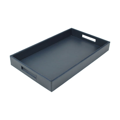 Blue Leatherite Tray